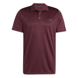 Adidas Burgundy Regular Fit Sports Polo image 4