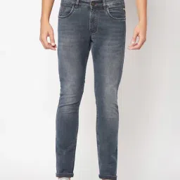 Crimsoune Club Dusty Blue Slim Fit Lightly Washed Jeans-picture-21