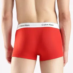 Calvin Klein Underwear Multicoloured Cotton Regular Fit Logo Printed Trunks - Pack Of 3 image 3