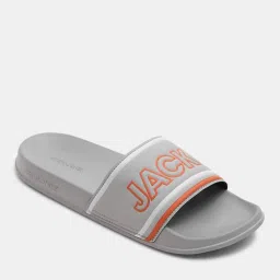 Jack & Jones Grey Contrast Logo Pool Sliders image 4