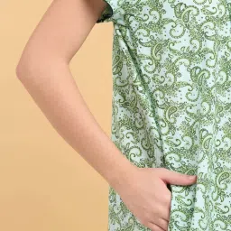 Sweet Dreams Green Printed Nighty image 4