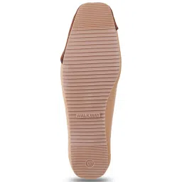 Walkway Women's Beige Flat Ballets image 4