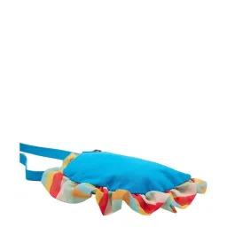 Caprese Oakley Turquoise Canvas Solid Sling Handbag image 4