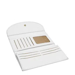 Caprese Hilda White Faux Leather Animal Effect Wallet image 4