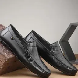 San Frissco Men's Black Casual Loafers-picture-40