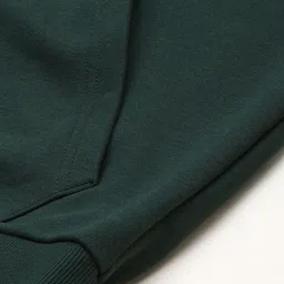 Puma Men Green Brand Logo Printed Hooded Sweatshirt image 3