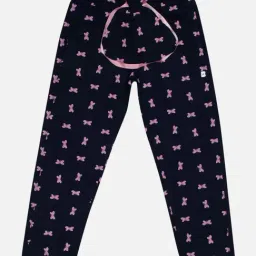 Bodycare Kids Navy Cotton Printed Trackpants-picture-19