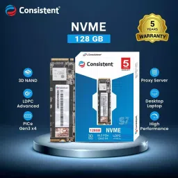 Consistent Internal SSD M.2 (2280) 128 GB with PCIe Gen 3.0 x4 NVMe Interface image 3