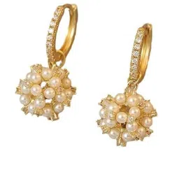 PolluxCraft Women Contemporary Korean Drop Earrings image 4