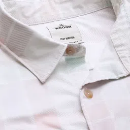 WROGN Men Slim Fit Checked Casual Shirt image 2