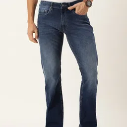 Peter England Casuals Men Light Fade Stretchable Jeans-picture-42
