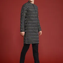 Anouk Printed Pure Cotton Kurta with Trousers image 4