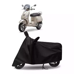 Auto Pearl Bike Cover for Vespa Elegante (Black)-picture-34