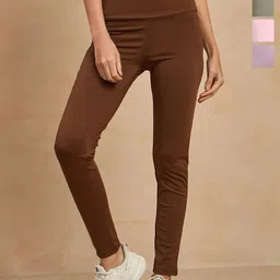 COLOR CAPITAL Women Pack of 4 Skin Fit Antimicrobial Tights-picture-20