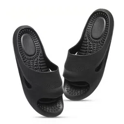 Feel alive Men Set of 4 Textured Slip-On Flip Flops image 2