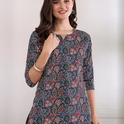 Moda Rapido Women Polyester Straight Kurtis-picture-37