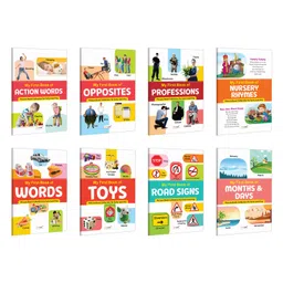My First Book of Action Words, Opposites, Professions, Nursery and more :- Vocabulary building book for kids, Picture book of occupations, Educational book for preschoolers | Set of 8 books-image-75