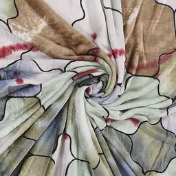 Monte Carlo Brown & White Geometric Single Bedsheet Set 1.6 m x 2.3 m 353 GSM image 3