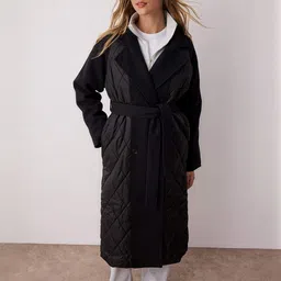 Trendyol Women Single Breasted Notched Collar Overcoat-picture-22