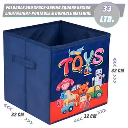 Aura Navy Blue 3 Pieces Drawer Organisers image 5