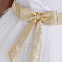 Mark & Mia Cap Sleeves Sequins Detailing Party Frock - White image 4