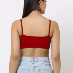 AROUSY Red & Black Cotton Beginner's Bras - Pack Of 3 image 4