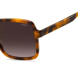 Hugo Brown Square UV Protected Sunglasses for Women image 4