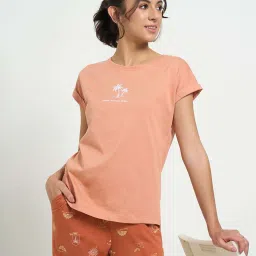 Dreamz by Pantaloons Pink Sleepwear Top image 4
