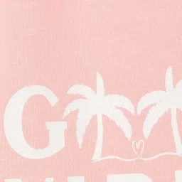 Fame Forever by Lifestyle Kids Peach Cotton Printed Shorts image 4