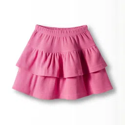 Tiara Girls Self Design Long Sleeves Sweatshirt With Skirt image 3