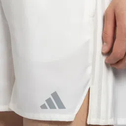 Adidas White Regular Fit Sports Shorts image 4