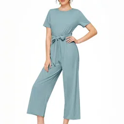 Odette Blue Midi Length Jumpsuit image 4
