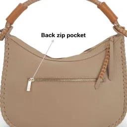 Metro Beige Medium Hobo Bag image 4