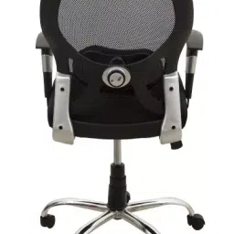 ib basics Ergonomica Black Mesh Executive Revolving Chair image 4