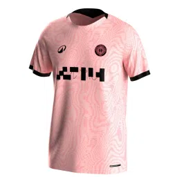 KIPSTA By Decathlon Men Pink Black Regular Fit T-Shirt image 4