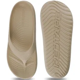Red Tape Men's Beige Flip Flops image 4