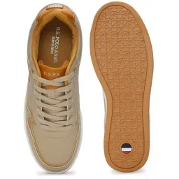U.S. Polo Assn. Men's Beige Casual Sneakers image 4