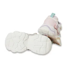 Fame Forever by Lifestyle Girls Rani Pink Fuschia Mink Sneakers image 2