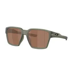 Oakley Brown Polarized Square Sunglasses for Men-image-8