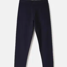 United Colors of Benetton Kids Blue Cotton Trousers & Capris-image-28