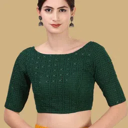 Oomph! Embroidered Saree Blouse image 1