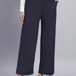 all about you Women Original Straight Fit High-Rise Pleated Trousers-image-54