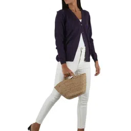 Monte Carlo Purple Open Front Cardigan image 4