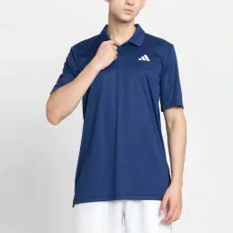 Adidas Blue CLUB Polo T-Shirt-image-66