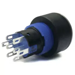 RS PRO Illuminated Push Button Switch Momentary 22.2 mm DPDT Green LED 250 V AC, 1758323 image 3
