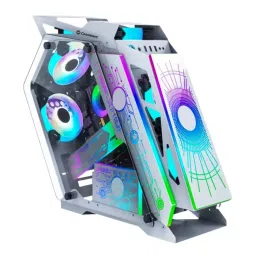Consistent Destroyer Gaming Cabinet Silver Supports Micro ATX/Mini-ITX Motherboard, CIG2012-picture-19