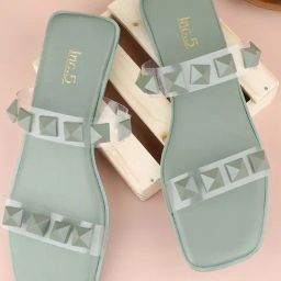 Inc.5 Women's Green Casual Sandals-picture-8