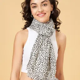 Honey by Pantaloons Black & White Printed Scarf-picture-6