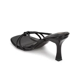 Truffle Collection Women Solid PU Stiletto Open Toe Sandals image 2