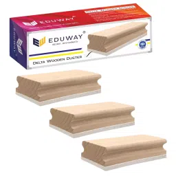EDUWAY ‎Rectangular Premium Delta Wooden for Whiteboard and Chalkboard Multicoloured (Pack of 3)-picture-27